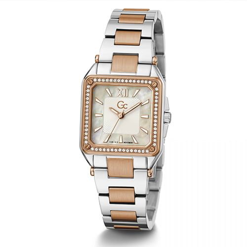 Montre femme Gc réf. Y85002L1MF, mouvement quartz, acier inoxydable, verre saphir – vue principale, Horlova Maroc