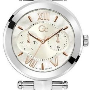 Montre femme Gc réf. Y92003L1MF, chronographe quartz, acier inoxydable, verre minéral – troisième vue