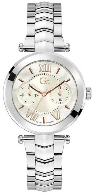Montre femme Gc réf. Y92003L1MF, chronographe quartz, acier inoxydable, verre minéral – troisième vue