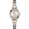 Montre femme Guess 26 mm réf. GW0609L3, cadran argenté, mouvement quartz – vue de face | Horlova Maroc