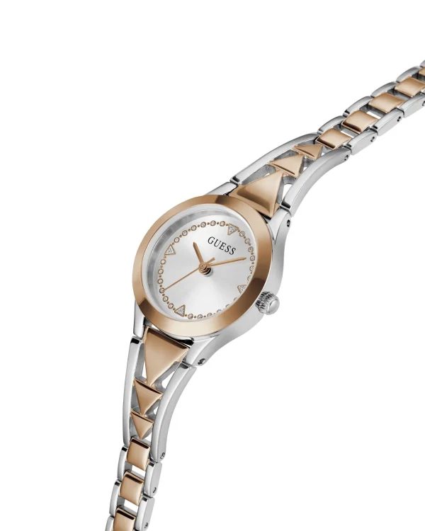 Montre femme Guess 26 mm réf. GW0609L3, cadran argenté, mouvement quartz, montre-bracelet Guess – autre angle