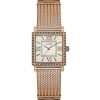 Montre femme Guess 28 mm réf. W0826L3, bracelet acier, mouvement quartz – vue de face | Horlova Maroc