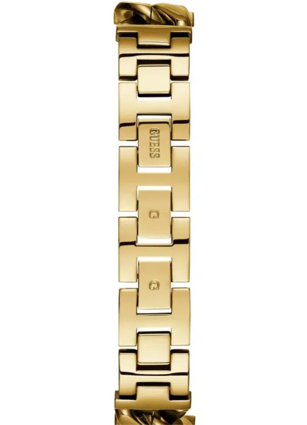 Montre femme Guess 28 mm réf. W1030L2, bracelet acier, mouvement quartz – vue de trois-quarts