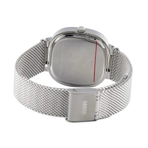 Montre femme Guess 32 mm réf. GW0354L1, bracelet acier, mouvement quartz – vue de trois-quarts