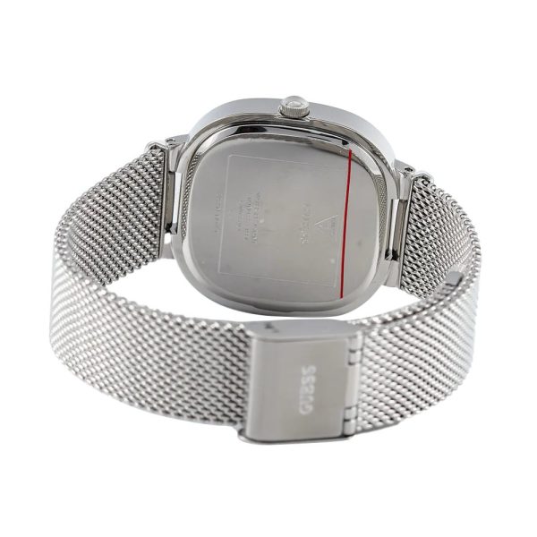 Montre femme Guess 32 mm réf. GW0354L1, bracelet acier, mouvement quartz – vue de trois-quarts