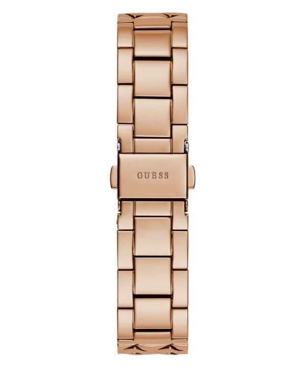 Montre femme Guess réf. GW0613L3, boîtier 34 mm, acier inoxydable, verre minéral, étanche 30 m – troisième vue