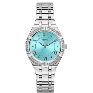 Montre femme Guess réf. GW0033L7, mouvement quartz, boîtier 36 mm, acier inoxydable – vue principale, Horlova Maroc