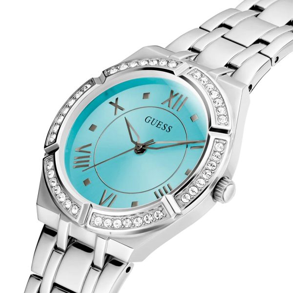 Montre femme Guess réf. GW0033L7, mouvement quartz, boîtier 36 mm, acier inoxydable – troisième vue