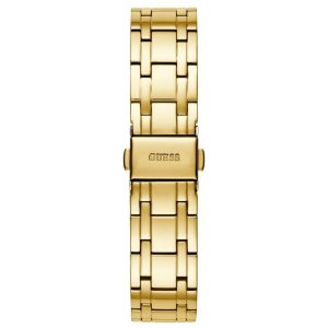 Montre femme Guess 36 mm réf. GW0033L8, bracelet acier, mouvement quartz – vue de trois-quarts