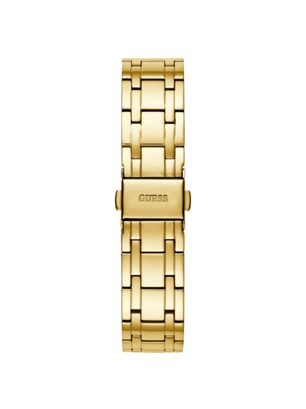 Montre femme Guess 36 mm réf. GW0033L8, bracelet acier, mouvement quartz – vue de trois-quarts