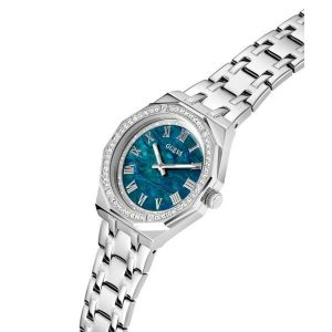 Montre femme Guess réf. GW0770L1, mouvement quartz, boîtier 36 mm, acier inoxydable, verre minéral – vue principale, Horlova Maroc