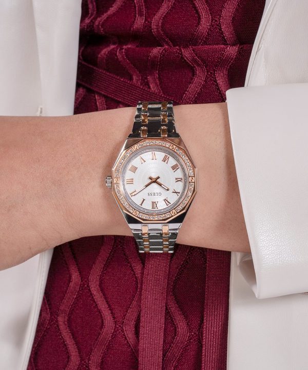 Montre femme Guess réf. GW0770L5, mouvement quartz, boîtier 36 mm, acier inoxydable, verre minéral – deuxième vue