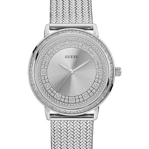Montre femme Guess réf. W0836L2, mouvement quartz, boîtier 36 mm, acier inoxydable – vue principale, Horlova Maroc