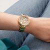 Montre femme Guess réf. GW0403L2, boîtier 37 mm, acier inoxydable, verre minéral – vue principale, Horlova Maroc