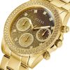 Montre femme Guess réf. GW0483L2, mouvement quartz, boîtier 38 mm, acier inoxydable – quatrième vue