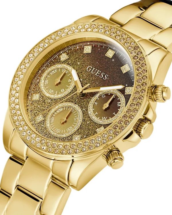 Montre femme Guess réf. GW0483L2, mouvement quartz, boîtier 38 mm, acier inoxydable – quatrième vue