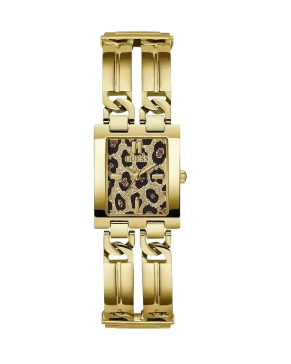 Montre femme Guess 45 mm réf. GW0807L2, bracelet acier, mouvement quartz – vue de face | Horlova Maroc