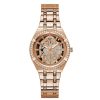 Montre femme Guess Allara 36 mm réf. GW0604L3, bracelet acier, mouvement quartz – vue de face | Horlova Maroc