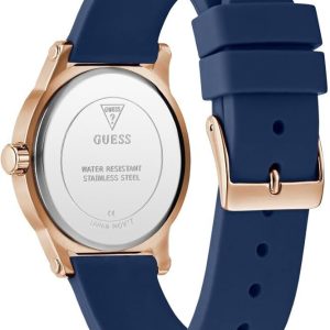Montre femme Guess Annette réf. GW0860L2, mouvement quartz, boîtier 36 mm, silicone, étanche 30 m – deuxième vue