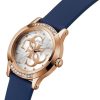 Montre femme Guess Annette réf. GW0860L2, mouvement quartz, boîtier 36 mm, silicone, étanche 30 m – troisième vue