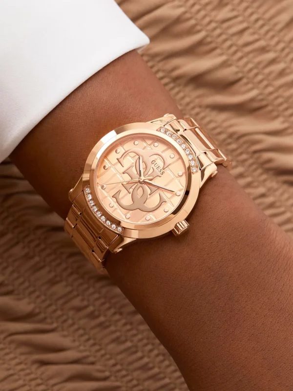 Montre femme Guess Annette réf. GW0861L3, mouvement quartz, boîtier 36 mm, acier inoxydable, étanche 30 m – vue principale, Horlova Maroc