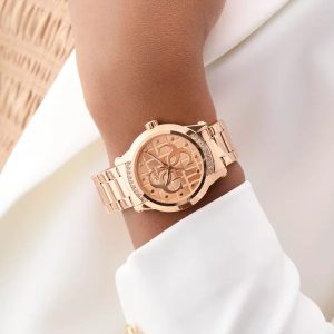 Montre femme Guess Annette réf. GW0861L3, mouvement quartz, boîtier 36 mm, acier inoxydable, étanche 30 m – deuxième vue