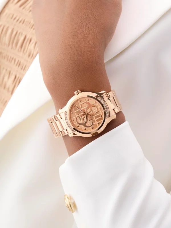 Montre femme Guess Annette réf. GW0861L3, mouvement quartz, boîtier 36 mm, acier inoxydable, étanche 30 m – deuxième vue