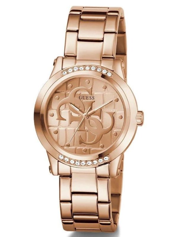 Montre femme Guess Annette réf. GW0861L3, mouvement quartz, boîtier 36 mm, acier inoxydable, étanche 30 m – quatrième vue