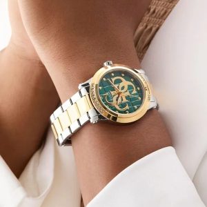 Montre femme Guess Annette réf. GW0861L4, mouvement quartz, boîtier 36 mm, acier inoxydable – vue principale, Horlova Maroc