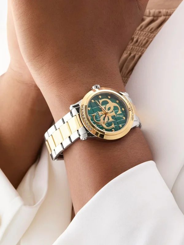 Montre femme Guess Annette réf. GW0861L4, mouvement quartz, boîtier 36 mm, acier inoxydable – vue principale, Horlova Maroc