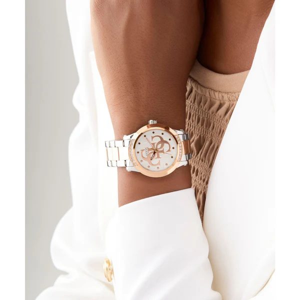 Montre femme Guess Annette Multicolore réf. GW0861L5, mouvement quartz, boîtier 36 mm, acier inoxydable – vue principale, Horlova Maroc