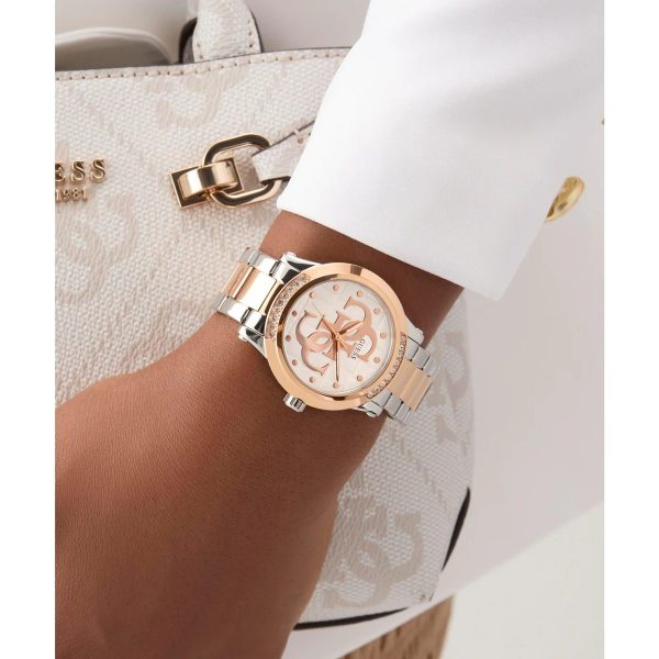 Montre femme Guess Annette Multicolore réf. GW0861L5, mouvement quartz, boîtier 36 mm, acier inoxydable, étanche 30 m – troisième vue