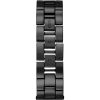Montre femme Guess Black réf. W0826L4, cadran gris, bracelet acier, mouvement quartz – vue de trois-quarts