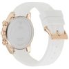 Montre femme Guess Catalina 37 mm réf. W0562L1, cadran blanc, bracelet silicone – autre angle