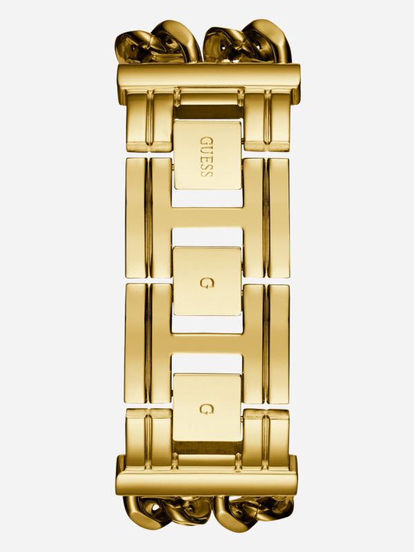 Montre femme Guess Chaînes réf. U1117L5, mouvement quartz, acier inoxydable – vue principale, Horlova Maroc