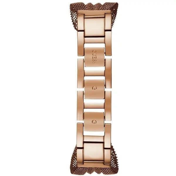 Montre femme Guess Chiffon 36 mm réf. GW1083L3, bracelet acier, mouvement quartz – vue de trois-quarts