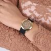 Montre femme Guess Clarity réf. GW0109L1, mouvement quartz, boîtier 38 mm, acier inoxydable, silicone – vue principale, Horlova Maroc