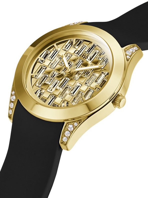 Montre femme Guess Clarity réf. GW0109L1, mouvement quartz, boîtier 38 mm, acier inoxydable, silicone – deuxième vue