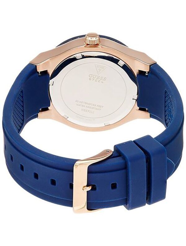 Montre femme Guess Contemporain réf. U0571L1, mouvement quartz, boîtier 39 mm, silicone – deuxième vue