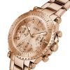 Montre femme Guess Cosmic réf. GW0465L2, chronographe quartz, boîtier 36 mm, acier inoxydable, verre minéral, étanche 30 m – deuxième vue
