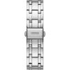 Montre femme Guess Cosmo Diamonds 36 mm réf. GW0033L1, cadran argenté, bracelet acier – vue de trois-quarts