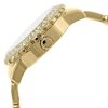 Montre femme Guess Dazzler 40 mm réf. W0335L3, cadran argenté, bracelet acier – vue de trois-quarts