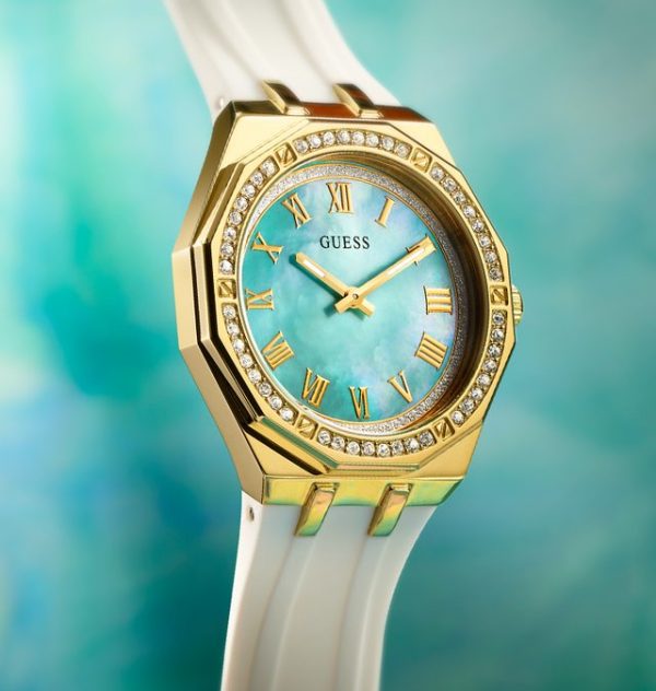Montre femme Guess Desire réf. GW0872L1, mouvement quartz, boîtier 36 mm, caoutchouc – deuxième vue