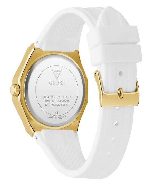 Montre femme Guess Desire réf. GW0872L1, mouvement quartz, boîtier 36 mm, caoutchouc – troisième vue