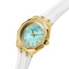 Montre femme Guess Desire réf. GW0872L1, mouvement quartz, boîtier 36 mm, caoutchouc – quatrième vue