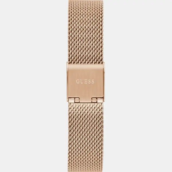 Montre femme Guess Dream 36 mm réf. GW0550L3, bracelet maille milanaise – vue de trois-quarts