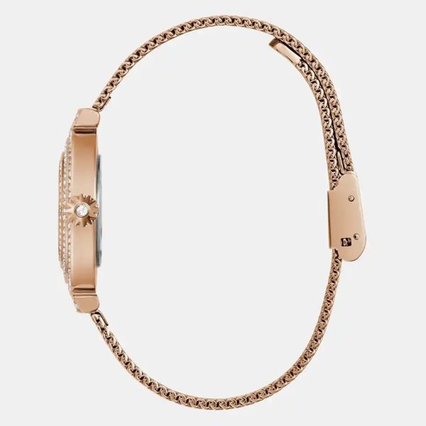 Montre femme Guess Dream 36 mm réf. GW0550L3, bracelet maille milanaise, mouvement quartz – autre angle