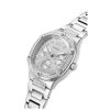 Montre femme Guess Duchess Brillance réf. GW0558L1, mouvement quartz, boîtier 40 mm, acier inoxydable – vue principale, Horlova Maroc
