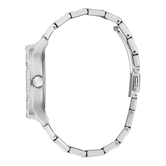 Montre femme Guess Duchess Brillance réf. GW0558L1, mouvement quartz, boîtier 40 mm, acier inoxydable – troisième vue