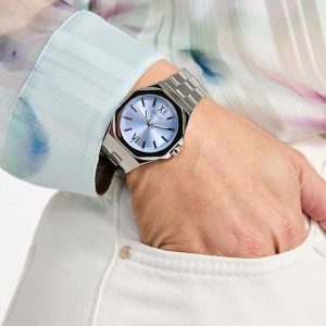 Montre femme Guess Empress réf. GW0873L1, mouvement quartz, boîtier 34 mm, acier inoxydable, verre minéral – vue principale, Horlova Maroc